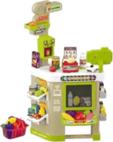 80 darabos Szupermarket játékszett gyerekeknek- Zöld