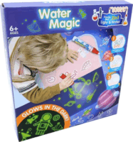 Magic Doodle Sötétben világtó Maszatmentes szőnyeg dinoszaurusz mintával 80 x 60 cm