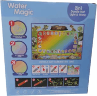 Magic Doodle Sötétben világtó Maszatmentes szőnyeg dinoszaurusz mintával 80 x 60 cm