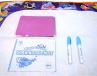 Magic Doodle Sötétben világtó Maszatmentes szőnyeg világűr mintával 80 x 60 cm