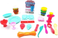 Fagylaltkészítő gyurmaszett 6 színnel