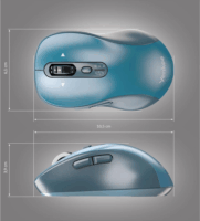 Yenkee YMS 2010BE Bluetooth + RF Wireless Egér - Kék