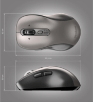 Yenkee YMS 2010BK Bluetooth + RF Wireless Egér - Szürke