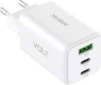 Yenkee YAC G65 VOLT 2xUSB-C / USB-A Hálózati Töltő Adapter 65W - Fehér