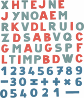 Smoby 72 darabos Mágneses számok és betűk Oktató játék