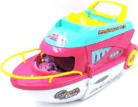 Lakóhajó szett babával és kiegészítőkkel 7 darabos 38cm