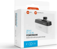 Fixed Zen 5 FIXZEN-5PL-WH Powerbank PD kimenettel USB-A / 5000 mAh 20W - Fehér