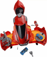 Manyuk Toys Parkolóvá alakítható motor fény- és hangeffektekkel - Piros