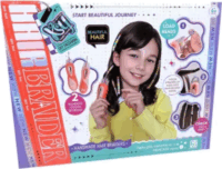 Hajfonó készlet színes gyöngyökkel lányoknak