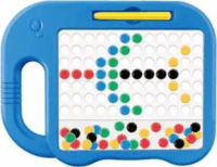 Magpad Elefánt alakú mágneses képkirakó 84 db színes gyönggyel - Kék