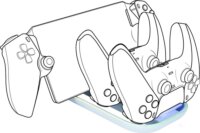 Nacon 2809191 Playstation Portal/2xDualSense kontroller töltőállomás - Fehér