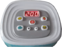 Világító játék Air Fryer szett műételekkel gyerekeknek - Kék