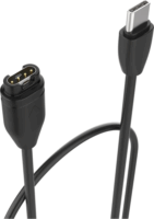 Fixed Garmin DC 5V to USB-C töltőkábel 1m - Fekete