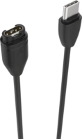 Fixed Garmin DC 5V to USB-C töltőkábel 1m - Fekete