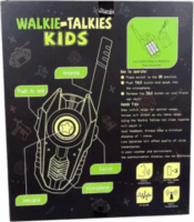 Gyerek Walkie Talkie 500 méteres hatótávolsággal - Barna/Zöld