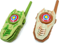 Gyerek Walkie Talkie 500 méteres hatótávolsággal - Barna/Zöld