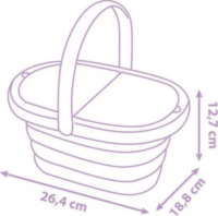 Smoby Gabi babaháza piknik kosár játékszett