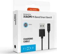 Fixed Xiaomi Mi Band/Smart Band 8/9/Pro/Active USB-A töltőkábel 1m - Fekete