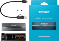 PATRIOT TXD 2.5" USB 3.2 M.2 Külső SSD ház - Szürke