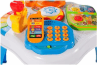 ZiziToy Magyar nyelvű Interaktív Multifunkciós foglalkoztató asztal - Fehér/Kék