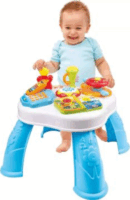 ZiziToy Magyar nyelvű Interaktív Multifunkciós foglalkoztató asztal - Fehér/Kék