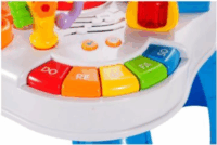 ZiziToy Magyar nyelvű Interaktív Multifunkciós foglalkoztató asztal - Fehér/Kék