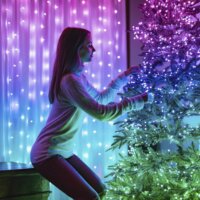 Twinkly Strings Smart Kültéri Beltéri Okos LED fényfüzér 60m - RGB