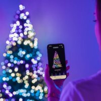 Twinkly Strings Smart Kültéri Beltéri Okos LED fényfüzér 60m - RGB