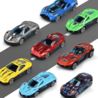 Homkey Többfunkciós Városi parkolóház 20 darab kisautóval 45 cm