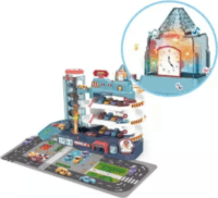 Homkey Többfunkciós Városi parkolóház 20 darab kisautóval 45 cm