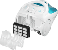 Sencor SVC 1015TQ 3AAA Porzsák Nélküli Porszívó 800W - Fehér/Kék