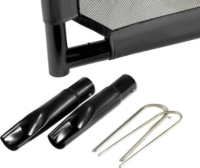 Salta Legend Focikapu kapufallal 180 x 120 x 60 cm - Fekete