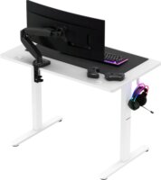 Huzaro Hero 7.9 Elektromosan állítható Gamer asztal 100 x 60 x 72-118 cm - Fehér