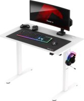 Huzaro Hero 7.9 Elektromosan állítható Gamer asztal 100 x 60 x 72-118 cm - Fehér