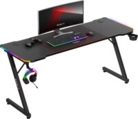 Huzaro Hero 4.8 RGB Gamer asztal 160 x 60 x 74 cm - Fekete
