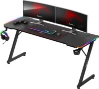 Huzaro Hero 4.8 RGB Gamer asztal 160 x 60 x 74 cm - Fekete