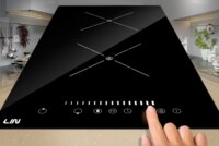 Lin LI-A23511 Beépíthető 2 zónás Indukciós Főzőlap 3500 Watt - Fekete