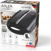 Adler AD 3039b XL Dió alakú sütemény készítő 1600W - Fekete