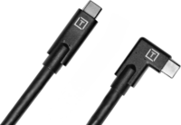 Tether Tools CUC15RT USB-A apa - USB-A apa 90° 3.2 Adat és töltő kábel 4.6m - Fekete