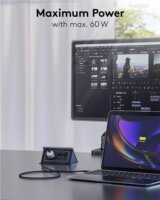 Goobay 74528 USB-C apa - USB-A apa 2.0 Adat és töltőkábel 3m - Fekete