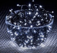 Dekortrend KDT 082 Basic Kültéri Beltéri Időzítős LED fényfüzér 6,4m - Hidegfehér