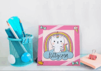 Diamond Dotz QuickDotz képkészítő készlet - Kitty cica