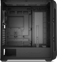 Sharkoon AK5G Midi Torony Számítógépház + 4 x 120 mm ARGB ventilátor - Fekete