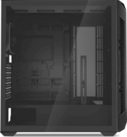 Sharkoon AK5M Midi Torony Számítógépház + 4db 120mm ARGB ventilátor - Fekete