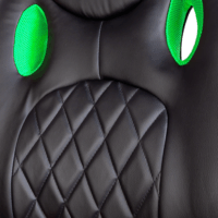 Bemada Állítható magasságú Gamer szék - Fekete / Zöld