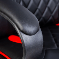 Bemada Állítható magasságú Gamer szék - Fekete / Piros