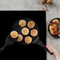 Berlinger Haus BH/7799 Amerikai Palacsintasütő Serpenyő Állat mintás 26cm - Fekete