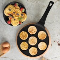 Berlinger Haus BH/7799 Amerikai Palacsintasütő Serpenyő Állat mintás 26cm - Fekete