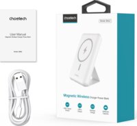 Choetech B662 MagSafe kompatibilis Wireless Powerbank 5000mah 10W - Fehér