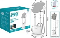 WinningStar DA01171 Álló Ruhagőzölő 1800 Watt - Fehér/Kék